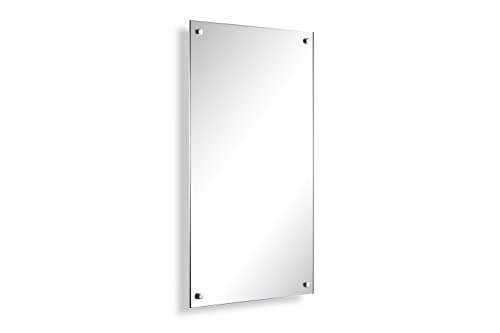 Infrarot Spiegelheizung mit TÜV und 5 Jahren Garantie (300 Watt) - inkl. Thermostat