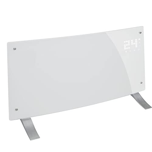 Klarstein Elektroheizung, Konvektor-Heizung Freistehend oder Wandmontage, Elektroheizung Energiesparend, App-Control, Leise Heizung Elektrisch, Standgerät Heizkörper Elektrisch mit Thermostat, 2000 W