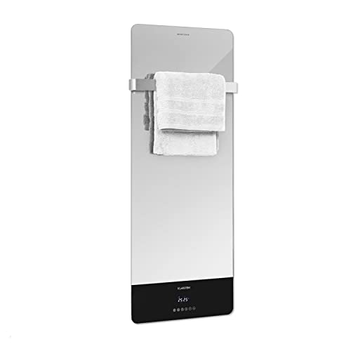 Klarstein Hot Spot Infrarotheizung, Infrarotheizung mit Thermostat, Heizung mit Erkennung Offener Fenster & App-Control, Infrarotheizung mit Handtuchhalter, Heater CO2-Frei, IP24 Infrarot Heizgeräte