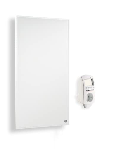 Könighaus Infrarotheizung - 1200 Watt + 5 Jahre Herstellergarantie  Doppelter Überhitzungsschutz  Heizkörper in 2-4 min auf Betriebstemperatur  inkl. Smart Thermostat und App