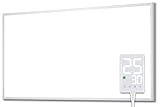Heidenfeld Infrarotheizung HF-HP100-3 Weiß - 800 Watt - inkl. Thermostat - 10 Jahre Garantie - Deutsche Qualitätsmarke - TÜV GS (HF-HP100-3 800 Watt)