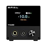 S.M.S.L M500MKIII Bluetooth MQA-Decodierungsverstärker,ES9038PRO-Chip,USB/optisch/koaxial/Bluetooth-Eingang MQA-CD-Volldecodierung,LDAC APTX/HD SBC AAC,XMOS XU316 DSD PCM,mit Fernbedienung