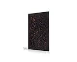 Magma Naturstein-Infrarotheizung Original Funkgesteuert - Deutscher Hersteller seit 1992 - Magmaheizung mit 10 Jahren Garantie (Granit Tan Brown, 1200 Watt / 980 x 620)