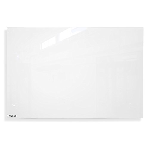VASNER Zipris GR Glas Infrarotheizung 400-900 Watt rahmenlos weiß Bad geeignet TÜV Flächenheizung, Elektroheizung, Wandheizung extraflaches Design Deutsche Markenqualität (700 Watt)