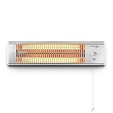 TROTEC Infrarot Heizstrahler IR 1200 S Terrassenstrahler mit 1.200 W Leistung Wärmestrahler Infrarotstrahler 2 Heizstufen Energieeffizient
