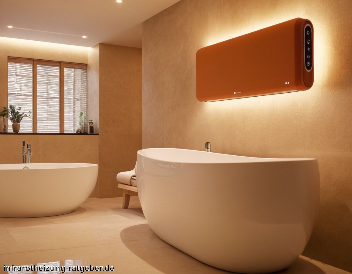 Konstant angenehme Raumtemperatur - Infrarotheizung für das Bad - eine elegante und günstige Lösung